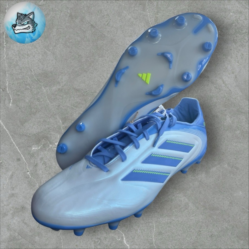 adidas Copa Pure 3 League FG MG Soccer Cleats Halo Blue Men's Size 13 ID9050